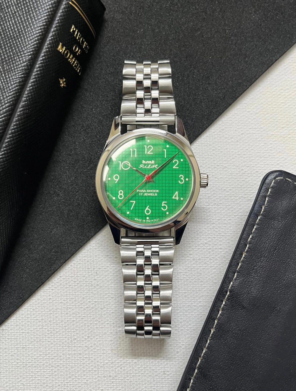 HMT Pilot Graph Dial - GREEN