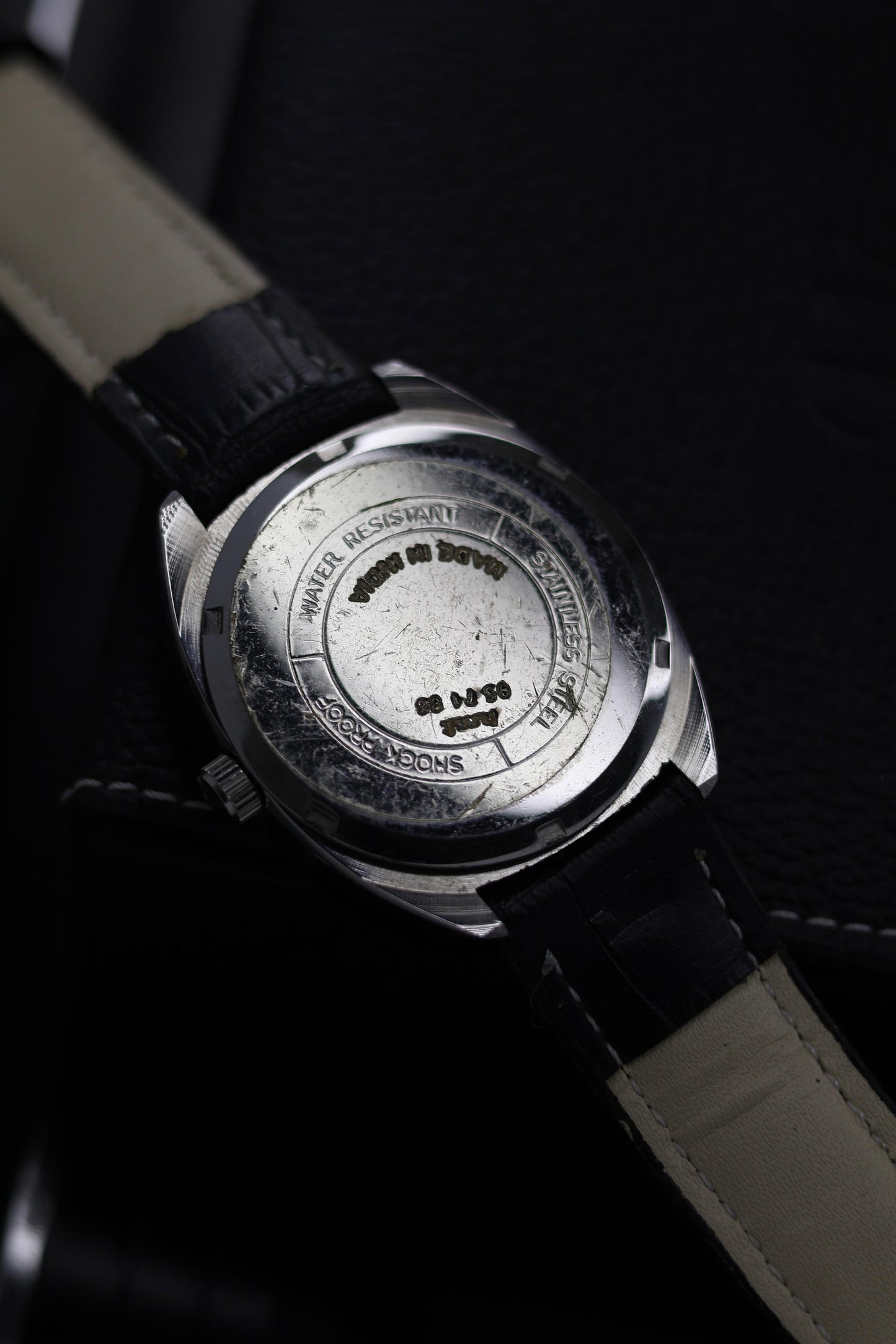 (Super Rare) Vintage HMT Chanakya Champagne TV Dial - in Original Condition - Mechanical Hand Winding Watch (Pre Owned) - SE539