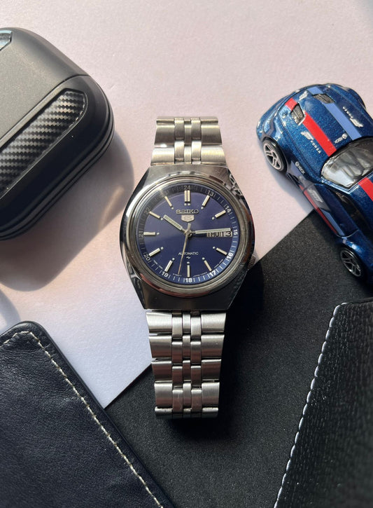 (Super Rare) 1991 JDM Seiko 5 Blue Dial (Pre Owned)