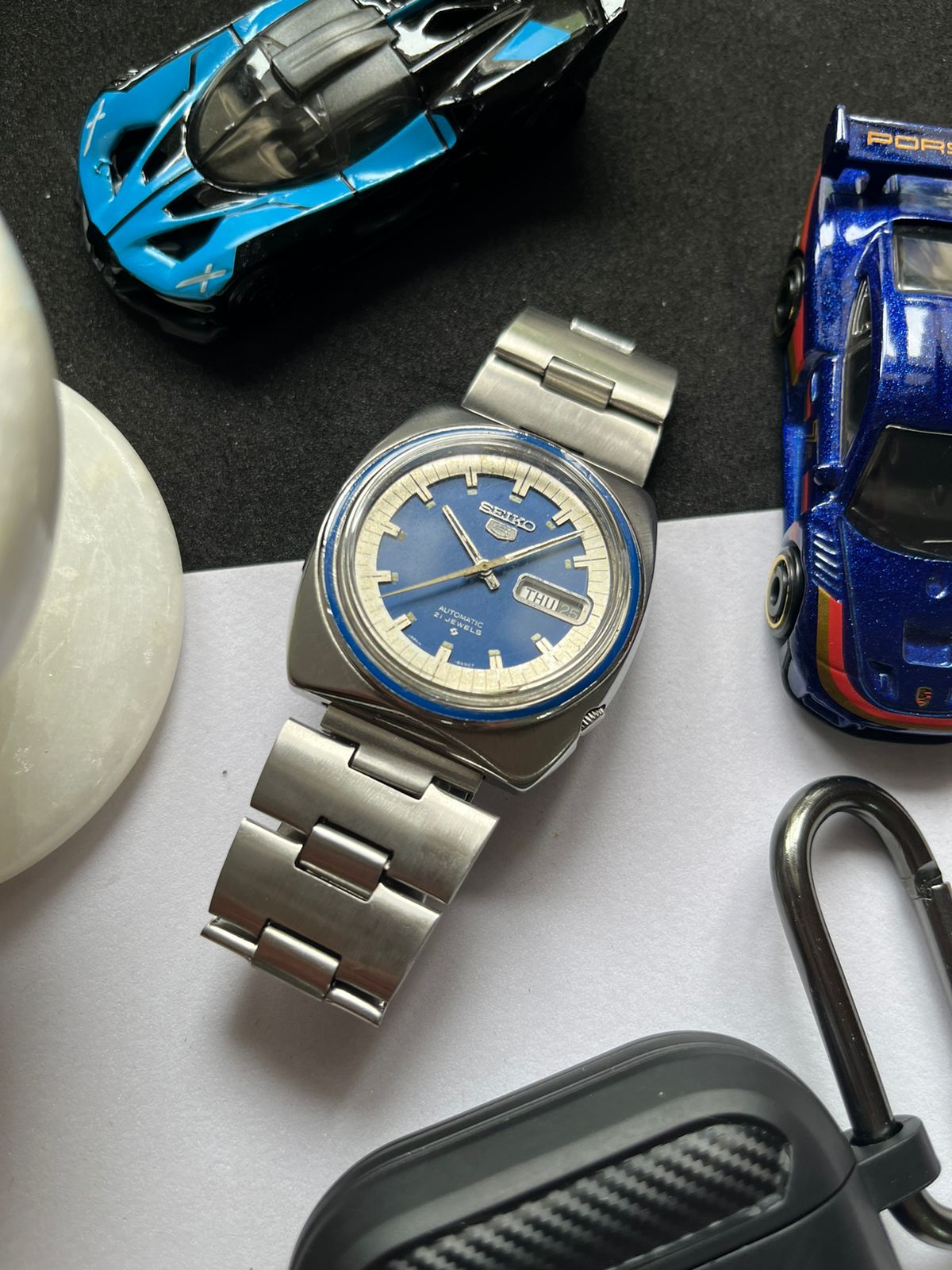 (Super Rare) 1974 Seiko 5 Blue Dial (Pre Owned) - #W43