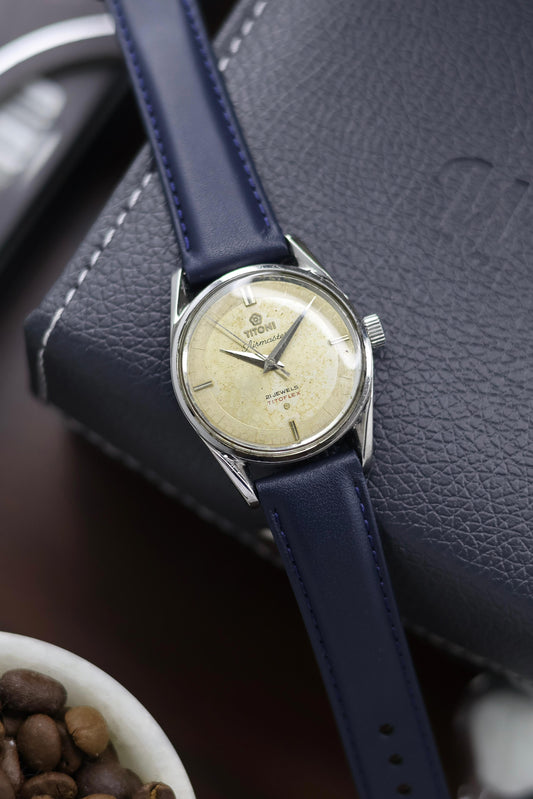 (Super Rare) TITONI AIRMASTER Titoflex Mechanical Handwinding Watch (Pre Owned) - A414