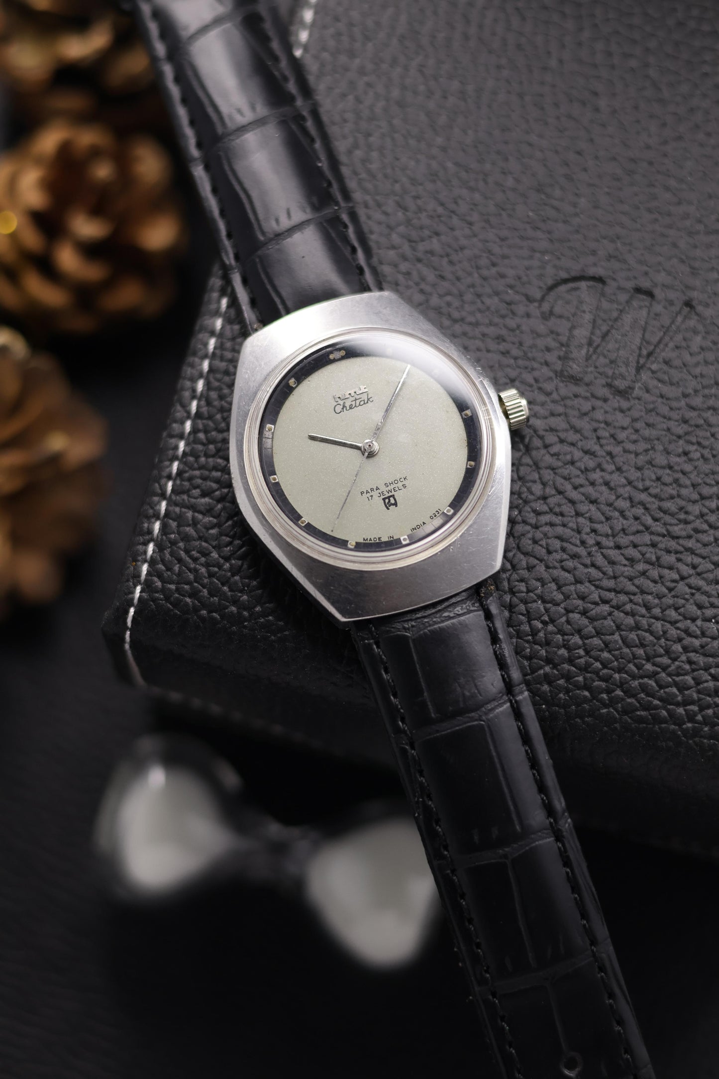 Vintage HMT Chetak Grey Dial - in Original Condition - Mechanical Hand Winding Watch (Pre Owned) - A548