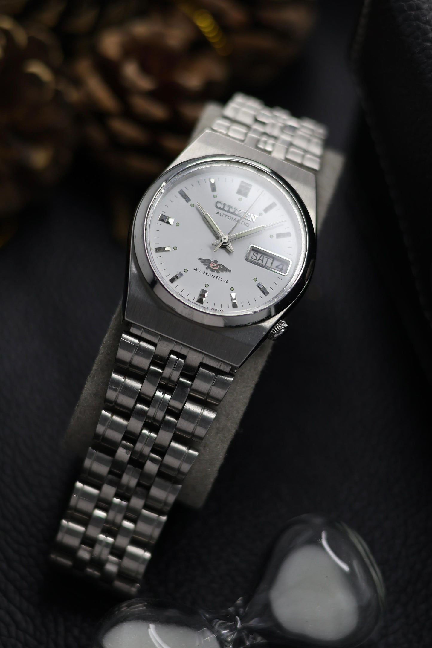 (Super Rare) Citizen Eagle 7 White Dial - Automatic Vintage Watch (Pre Owned) - SE610