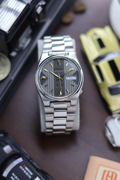 (Super Rare) Citizen Eagle 7 Black/Grey Motif Dial - Automatic Vintage Watch (Pre Owned) - SE513