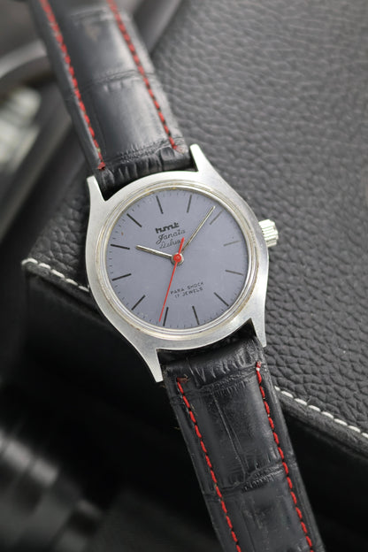 (Super Rare) Vintage HMT Janata Deluxe - in Original Condition - Mechanical Hand Winding Watch (Pre Owned) - SE987