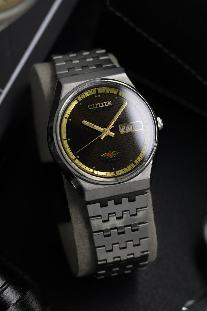 (Super Rare) Citizen Eagle 7 Brown Honeycomb Dial - Automatic Vintage Watch (Pre Owned) - SE987