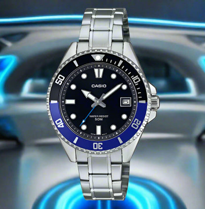 CASIO DURO 38mm MDV-10D-1A2VDF A2196 'Batman'