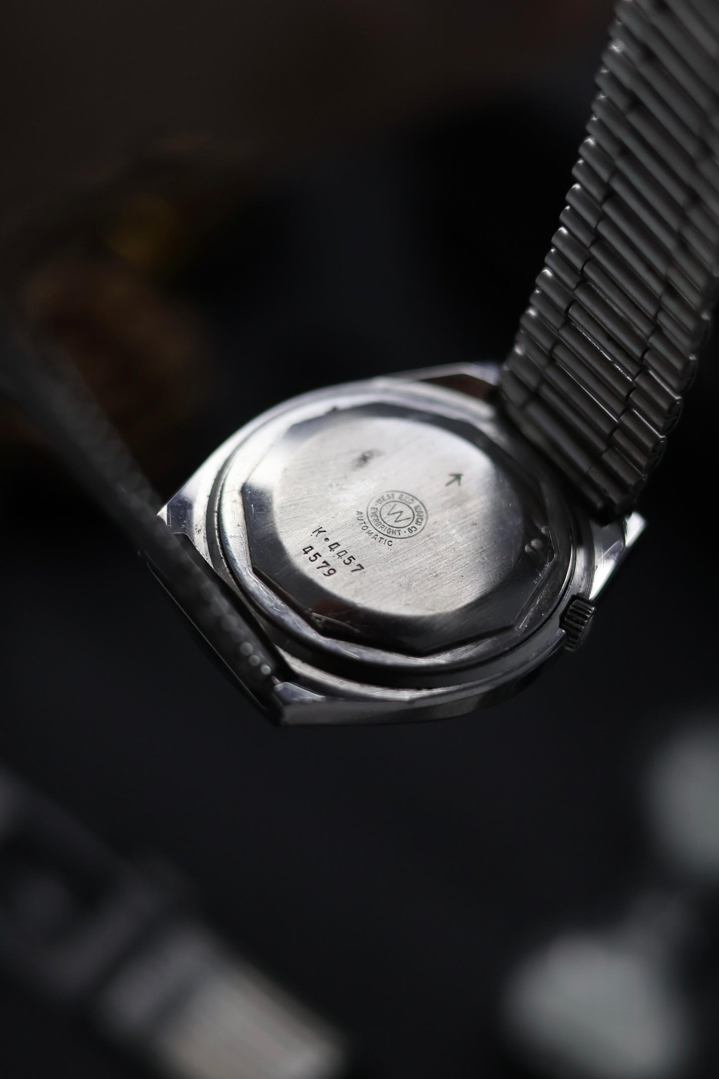 (Super Rare) West End Watch Co. SOWAR PRIMA Black Aged Dial - Automatic Swiss Vintage Watch (Pre Owned) - SE568