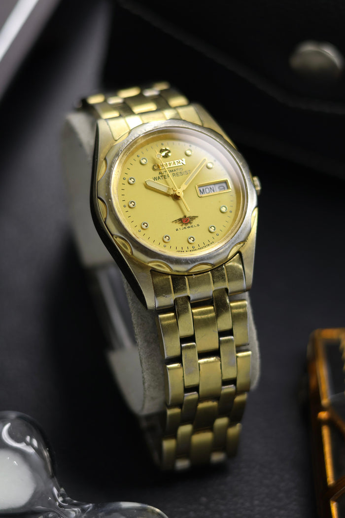 (Super Rare) Citizen Eagle 7 Yellow Dial - Automatic Vintage Watch (Pre Owned) - SE625