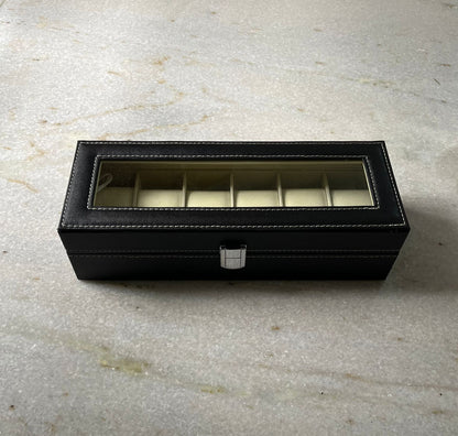 6-Slot Watch Organiser / Storage Box with Display Screen