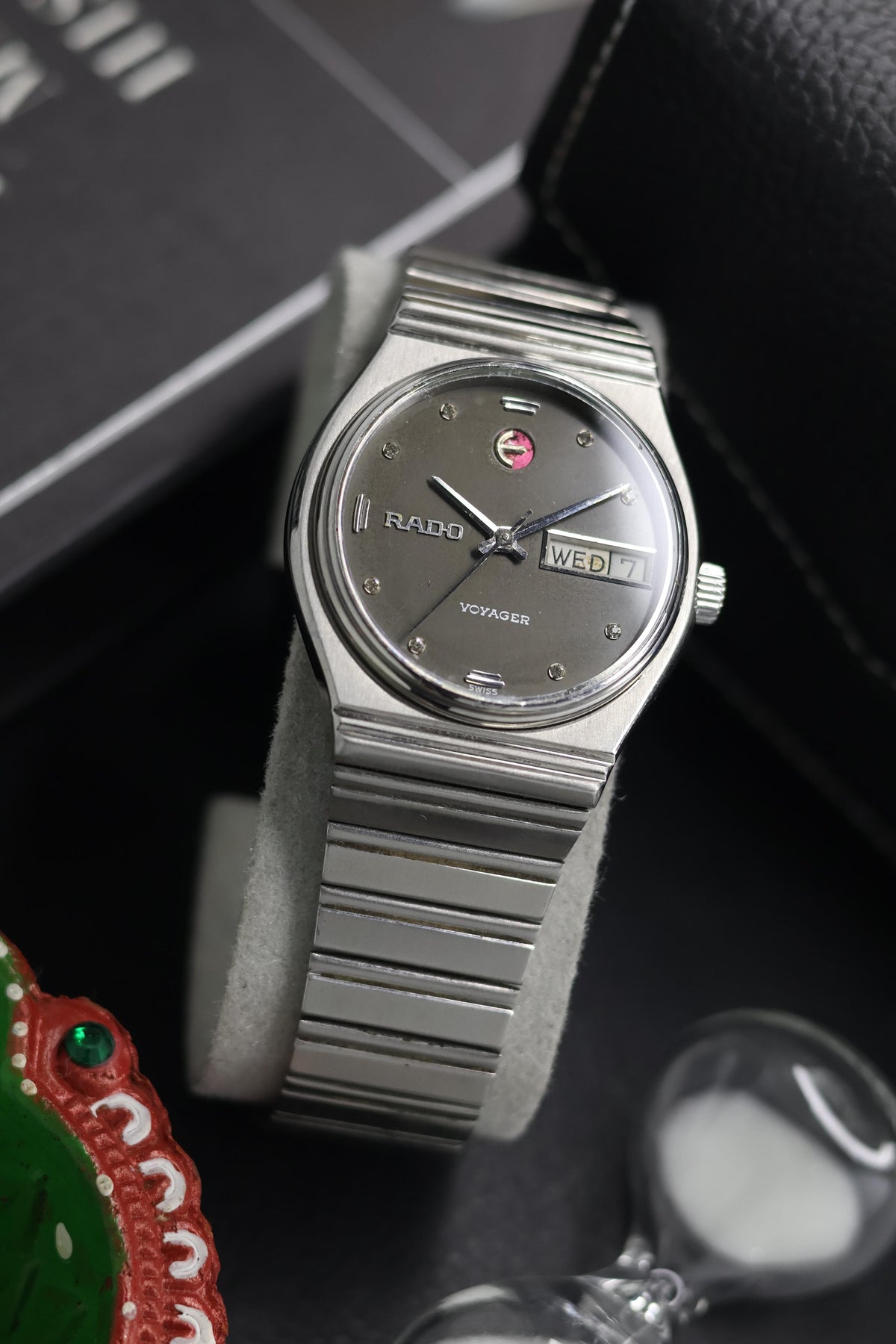 (Super Rare) RADO VOYAGER Grey Dial - Swiss Vintage Watch (Pre Owned) - SE870