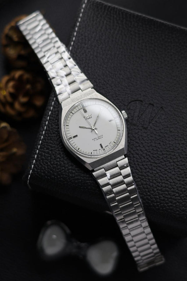 (Super Rare) Vintage HMT Rohit White Dial - in Original Condition - Mechanical Hand Winding Watch (Pre Owned) - A545