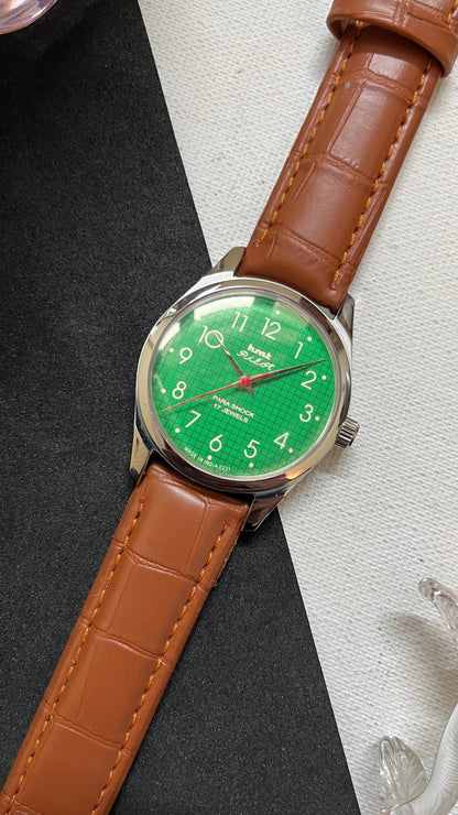 HMT Pilot Graph Dial - GREEN