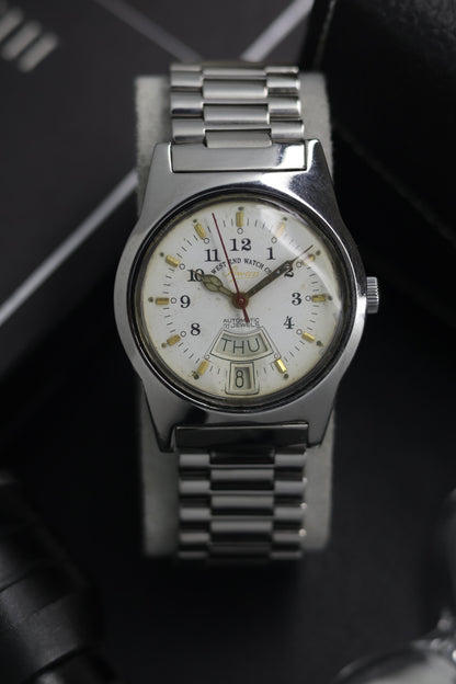 (Super Rare) West End Watch Co. SOWAR White Dial - Automatic Swiss Vintage Watch (Pre Owned) - SE832