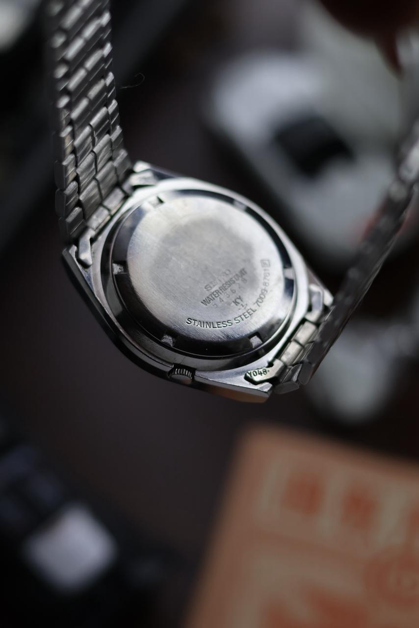 1985 Seiko 5 Black Dial- Automatic Vintage Watch (Pre Owned) - SE516