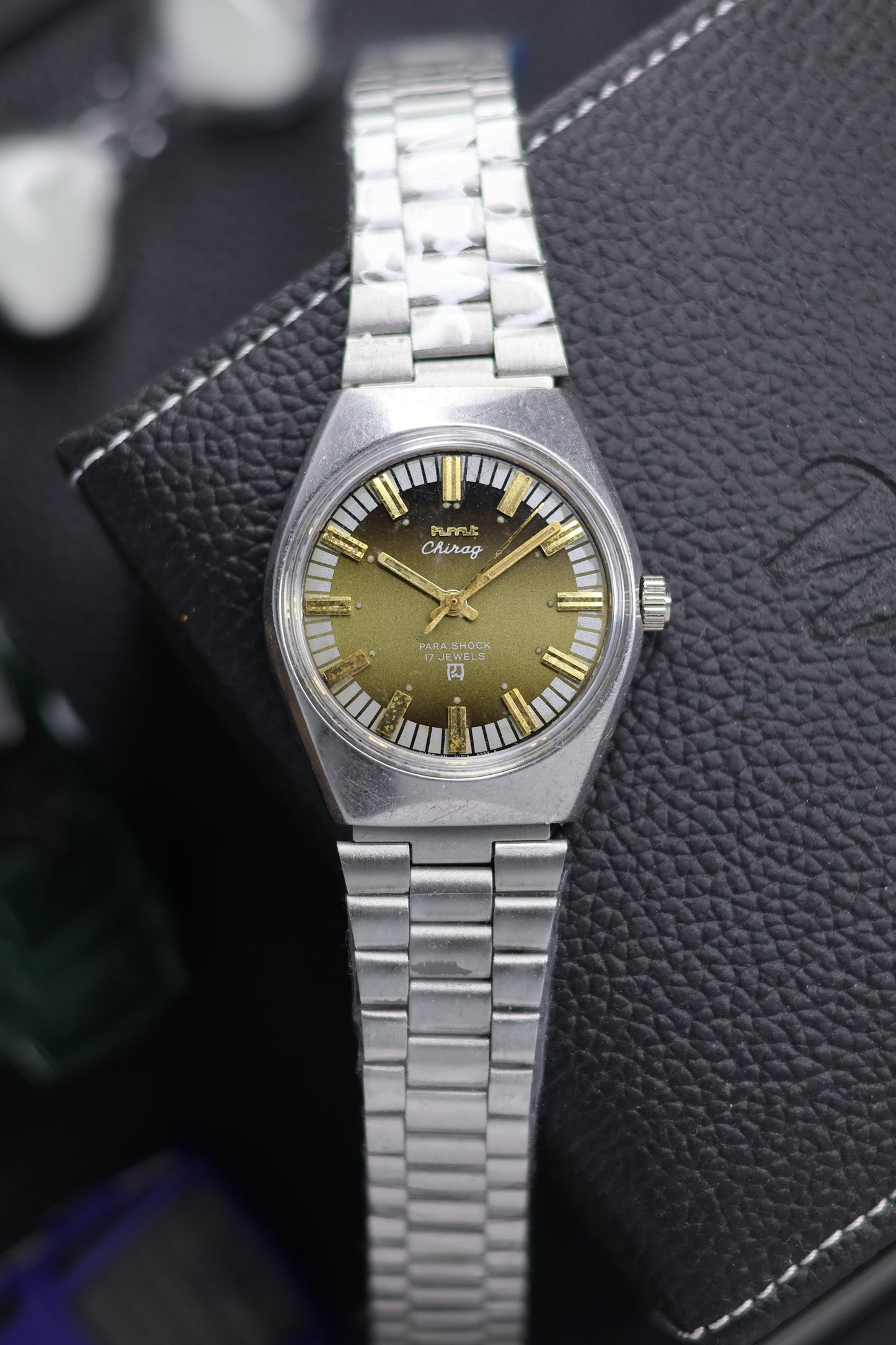 Vintage HMT Chirag Gradient Dial - in Original Condition - Mechanical Hand Winding Watch (Pre Owned) - SE583