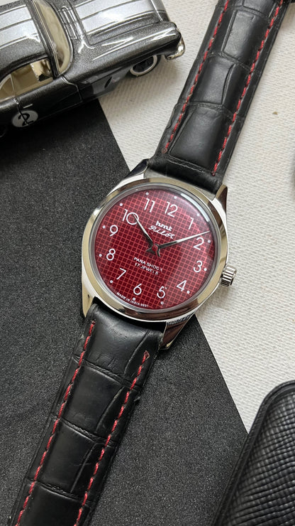 HMT Pilot Graph Dial - RED