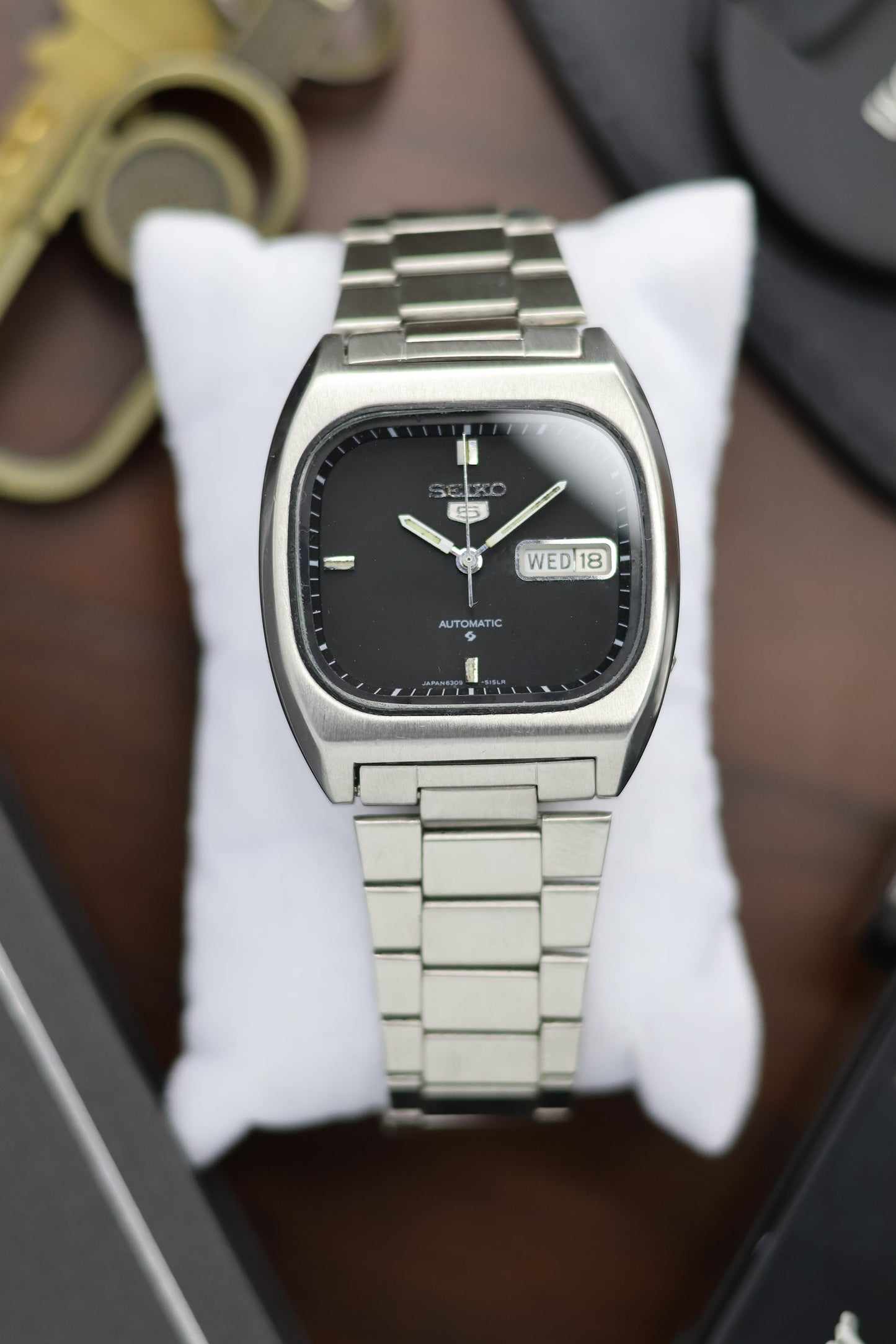 (Super Rare) 1981 Seiko 5 Black TV Dial (Pre Owned)