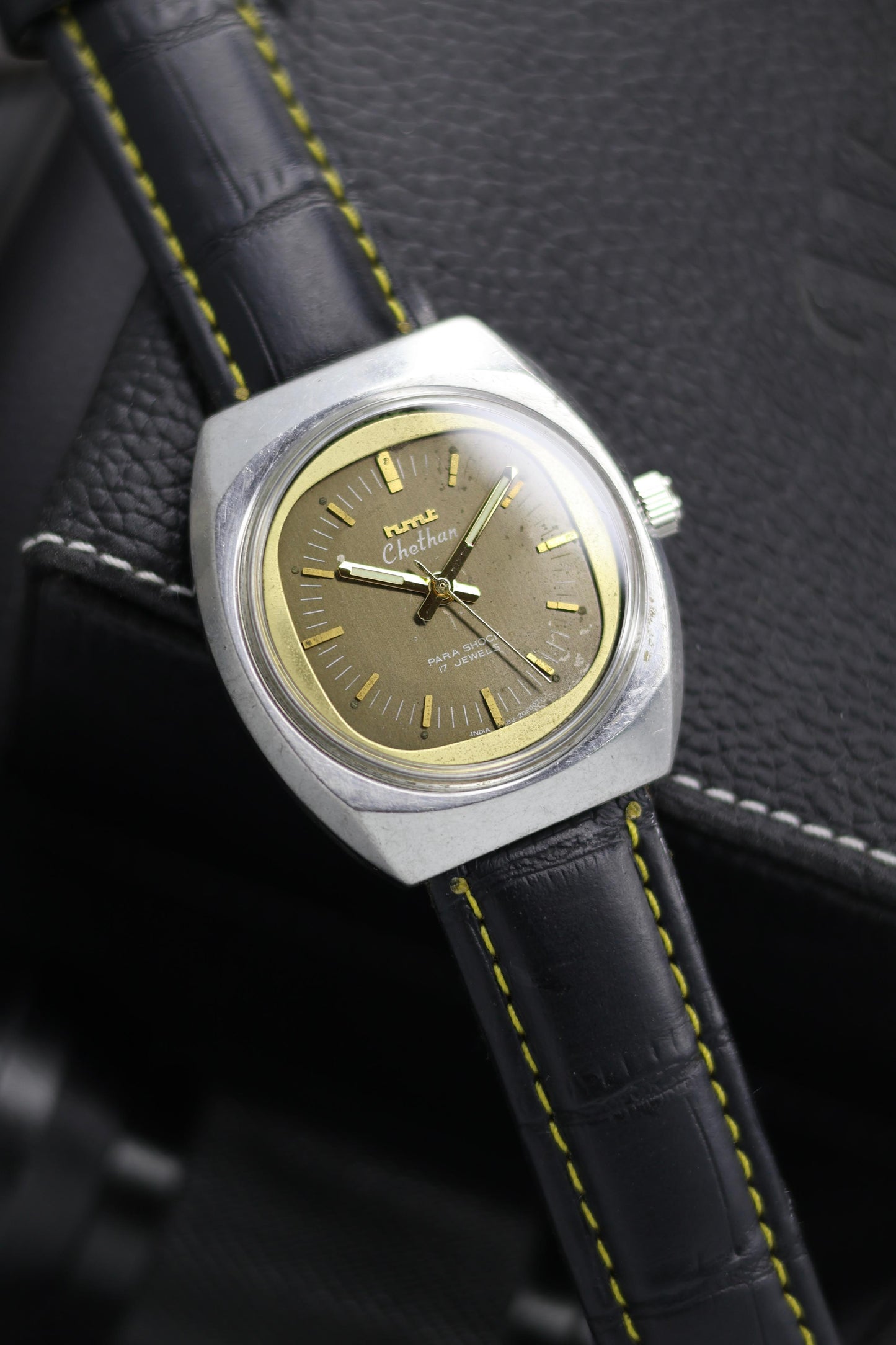 (Super Rare) Vintage HMT Chethan TV Dial - in Original Condition - Mechanical Hand Winding Watch (Pre Owned) - SE887