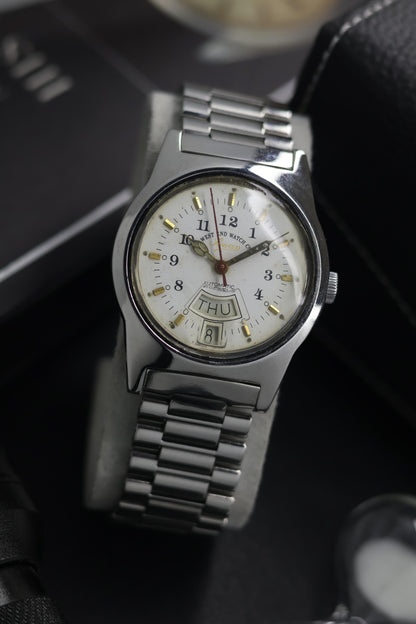 (Super Rare) West End Watch Co. SOWAR White Dial - Automatic Swiss Vintage Watch (Pre Owned) - SE832