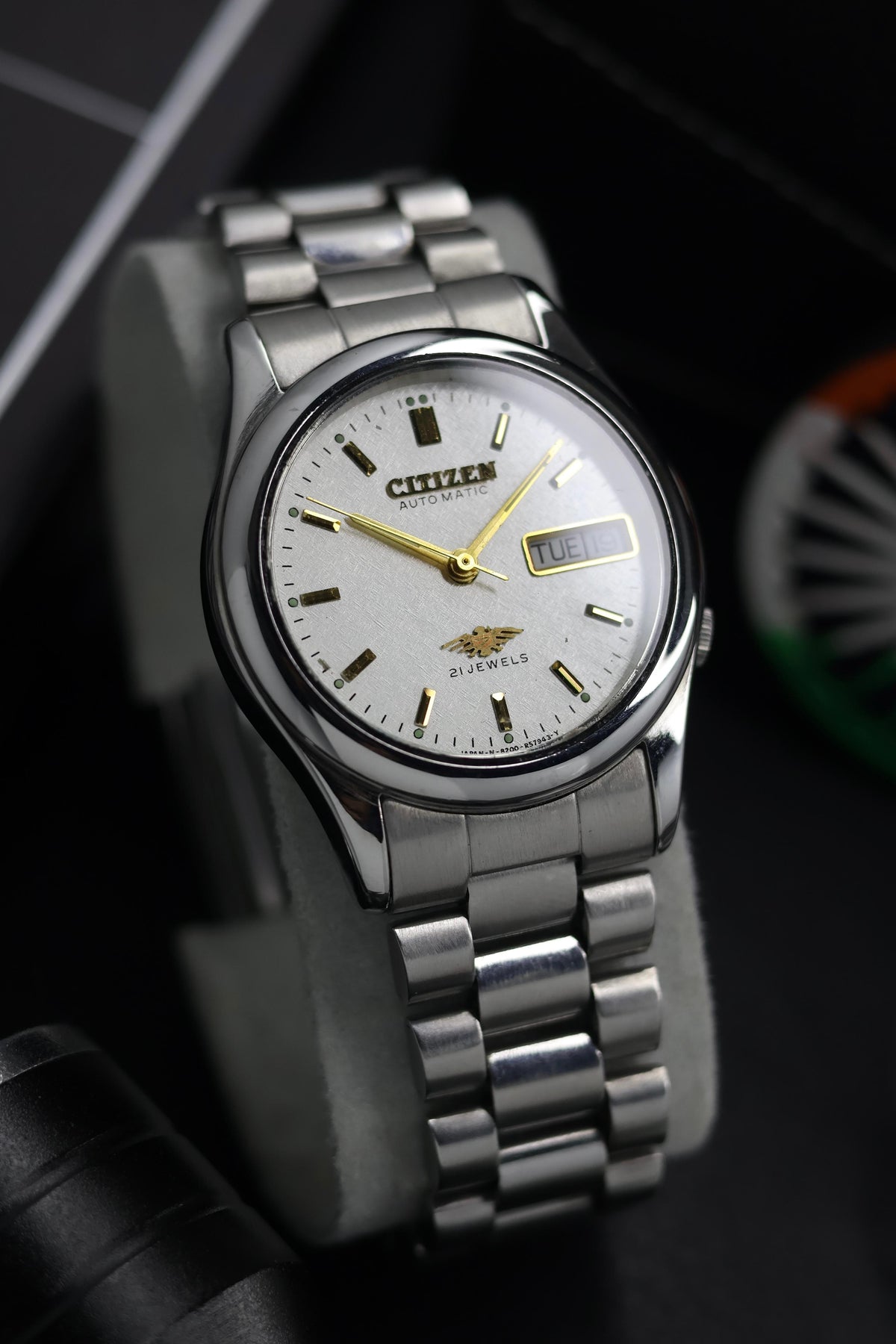 (Extremely Rare) Citizen Eagle 7 Frost Snowflake Guilloche Dial - Automatic Vintage Watch (Pre Owned) - SE565
