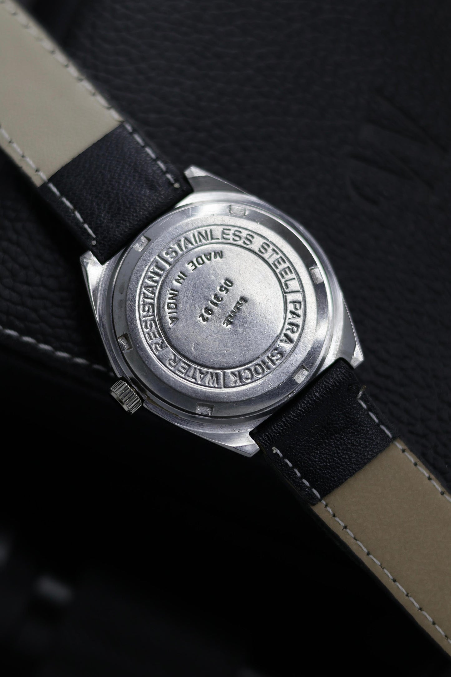 (Super Rare) Vintage HMT Vikas Black Dial - in Original Condition - Mechanical Hand Winding Watch (Pre Owned) - SE626