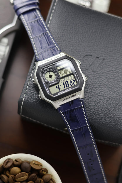 Leather Straps for CASIO AE1200 Series - with FREE Strap Tool!