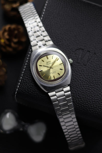 Vintage HMT Chethan Champagne TV Dial - in Original Condition - Mechanical Hand Winding Watch (Pre Owned) - A585