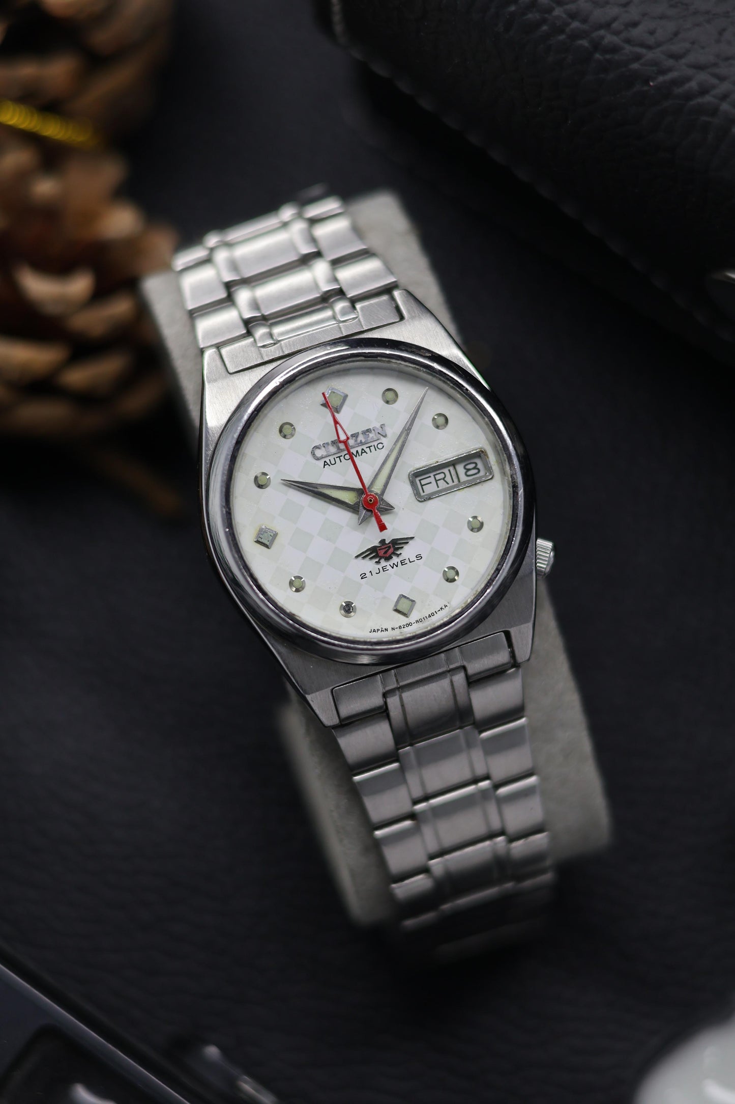 (Super Rare) Citizen Eagle 7 White Motif Dial - Automatic Vintage Watch (Pre Owned) - SE574