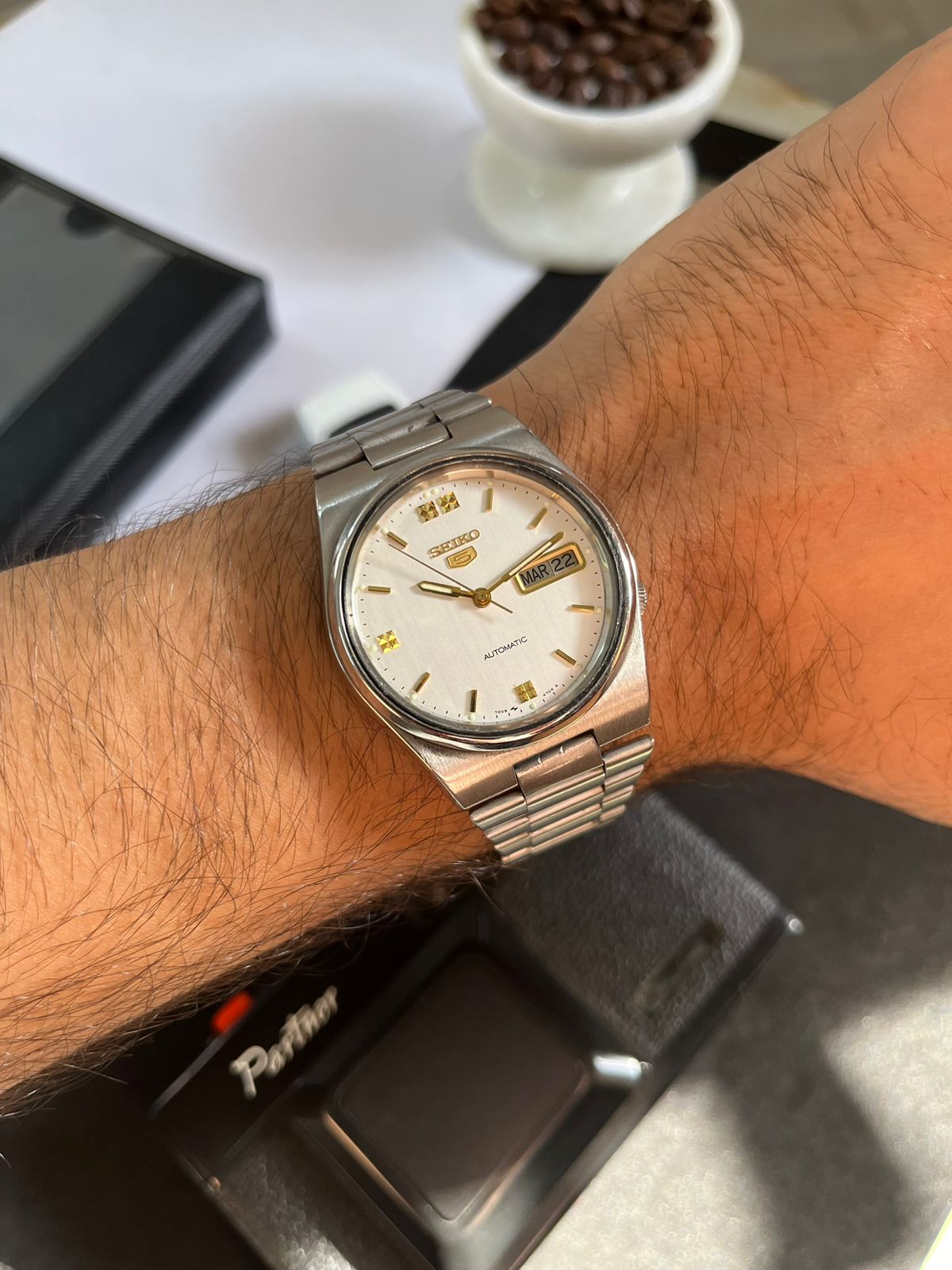 Seiko 5 White Dial(Pre Owned)