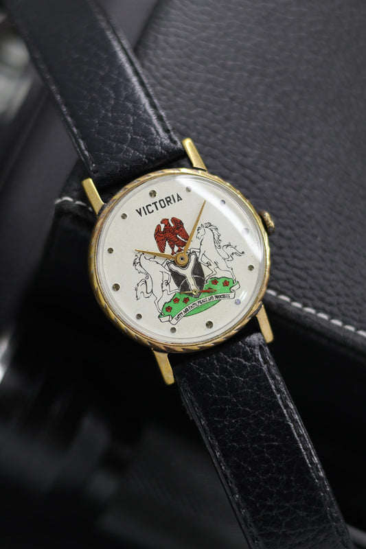 (Extremely Rare) Pobeda Victoria White Motif Dial - Mechanical Russian Vintage Watch (Pre Owned) - SE645