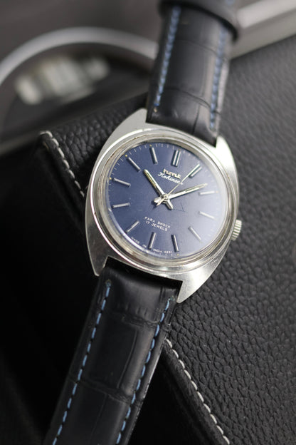 (Super Rare) Vintage HMT Kohinoor Blue Dial - in Original Condition - Mechanical Hand Winding Watch (Pre Owned) - SE613