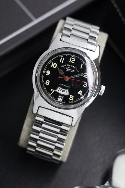(Super Rare) West End Watch Co. SOWAR Black Dial - Automatic Swiss Vintage Watch (Pre Owned) - SE619