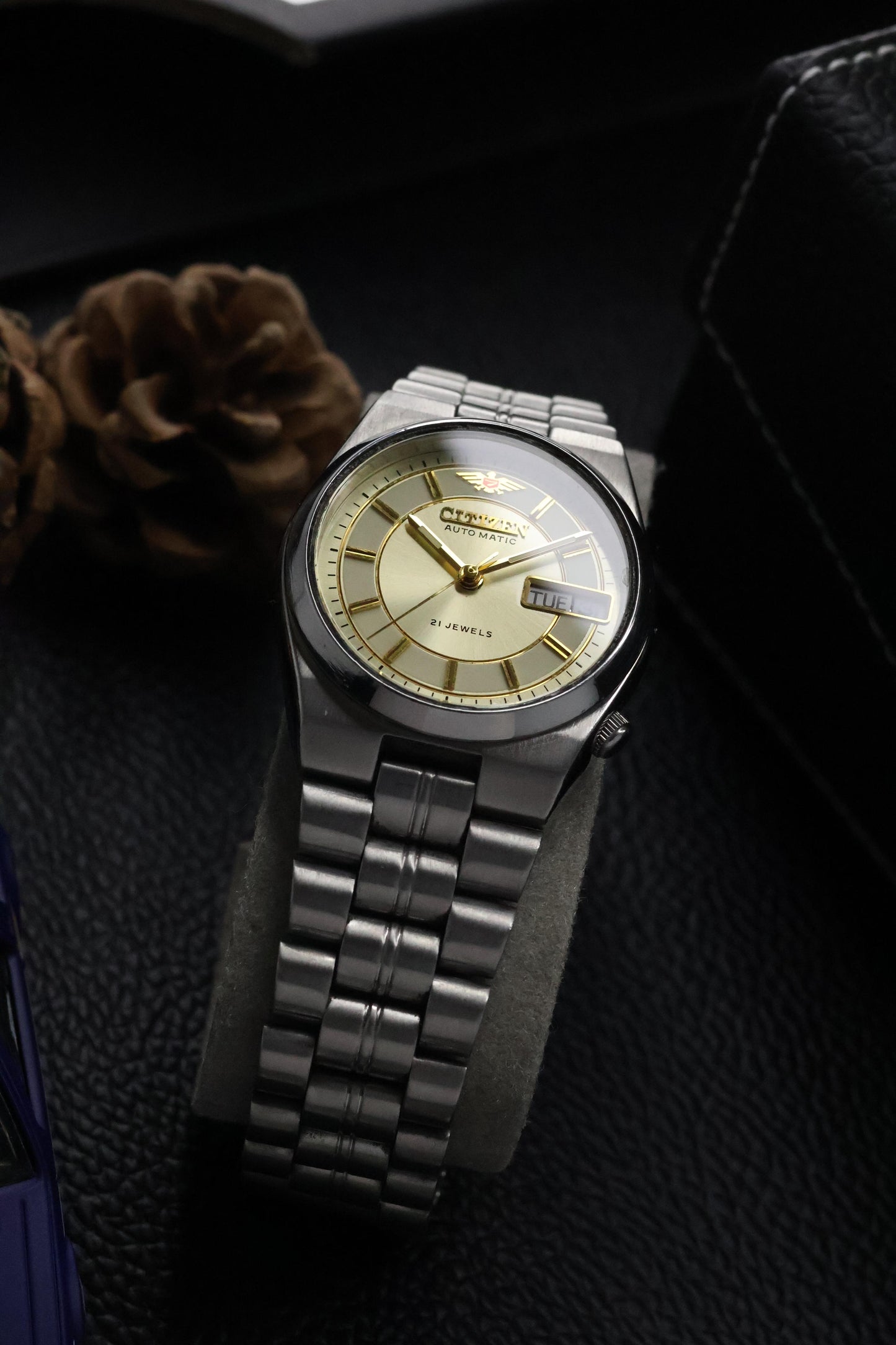 (Super Rare) Citizen Eagle 7 Champagne Motif Dial - Automatic Vintage Watch (Pre Owned) - SE566