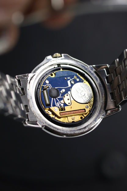 (Super Rare) Raymond Weil Geneve TANGO Quartz Two-Tone White Dial with Gold Plated Bezel - Automatic Swiss Vintage Watch (Pre Owned) - SE709