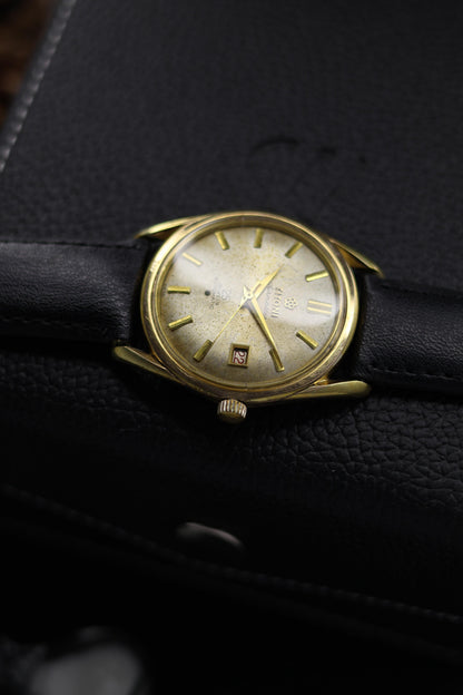 (Super Rare) TITONI Airmaster Rotomatic Champagne Patina Dial - Automatic Swiss Vintage Watch (Pre Owned) - SE648