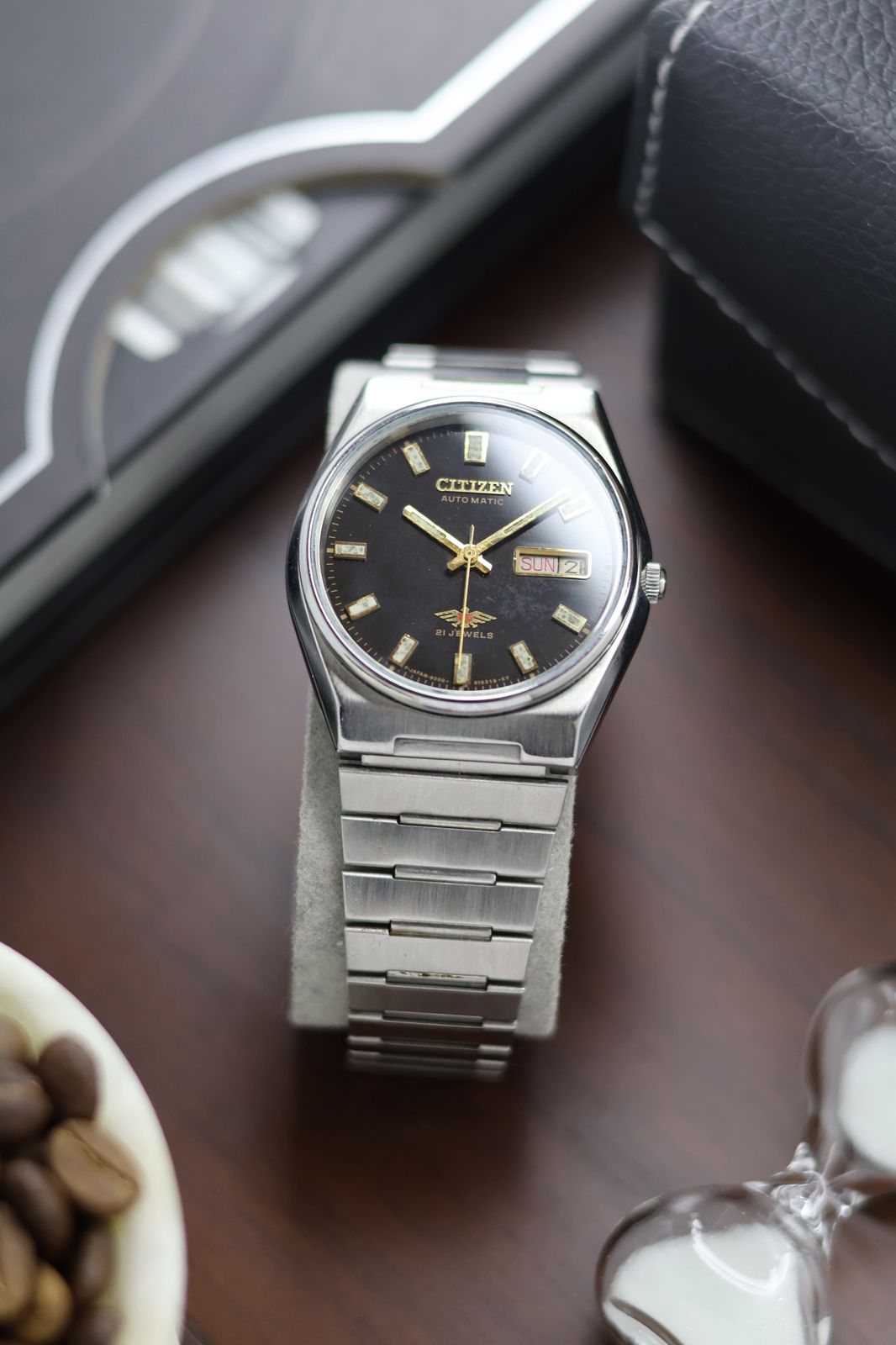 Citizen Eagle 7 Black Dial - Automatic Vintage Watch (Pre Owned) - SE438
