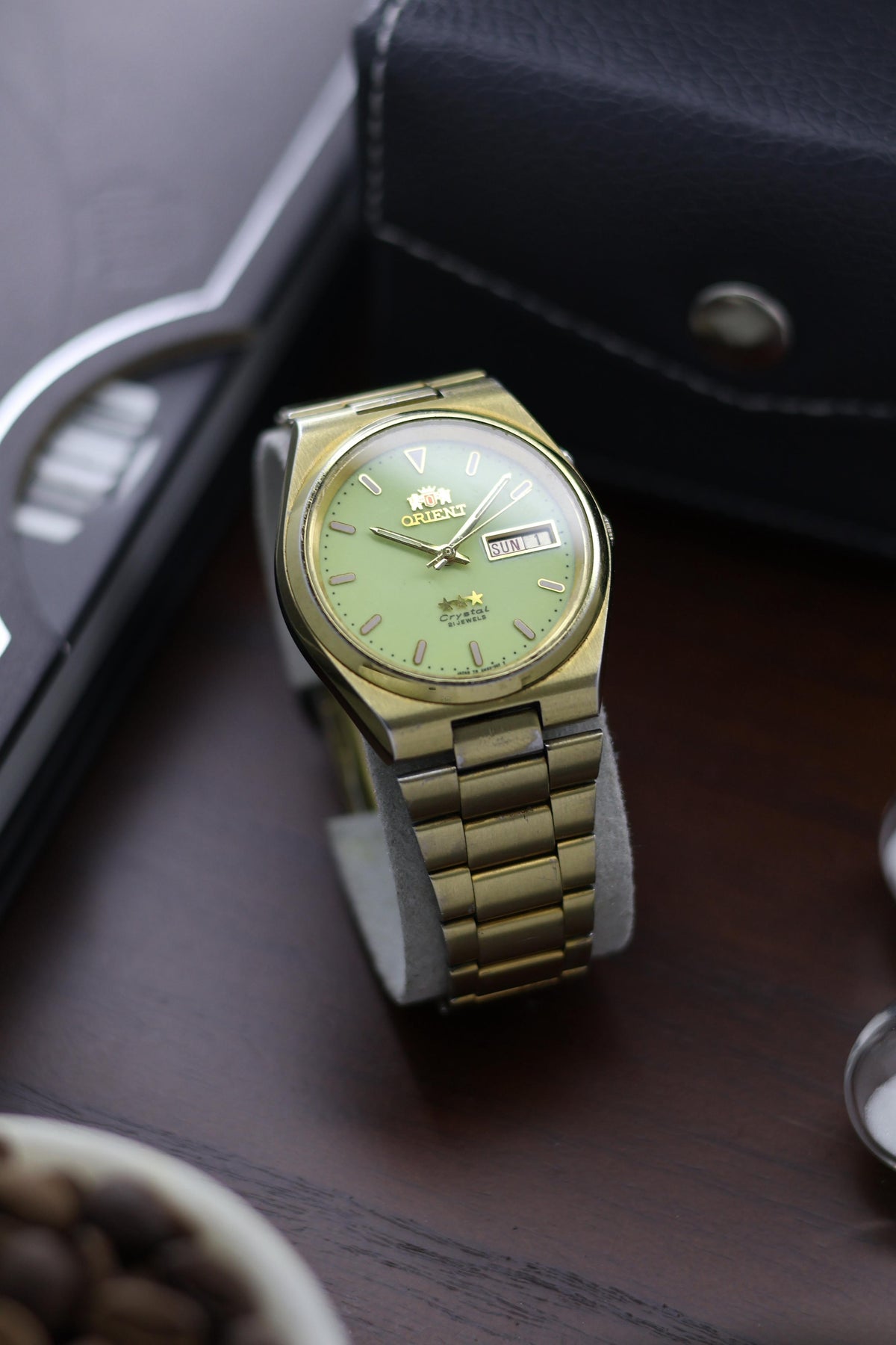 (Super Rare) Orient Tri-Star Crystal Lume Dial - Automatic Vintage Watch (Pre Owned) - A324