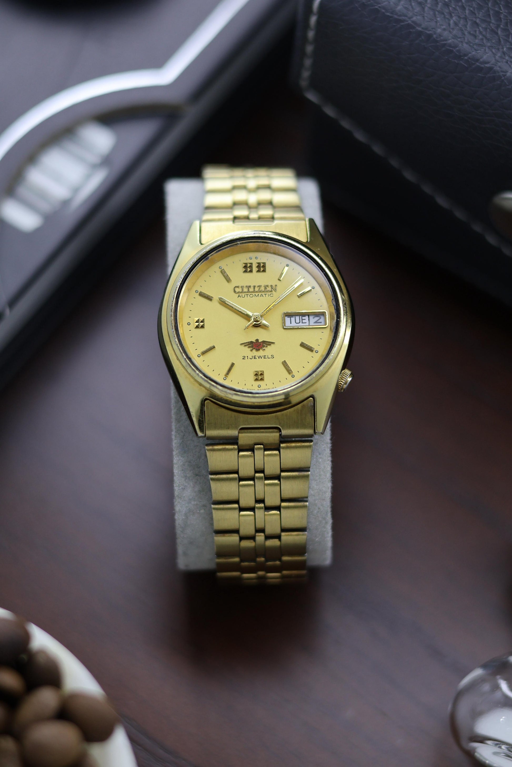 Citizen Eagle Gold Dial Automatic Vintage Watch (Pre Owned) A233