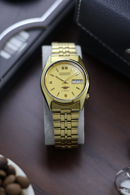 Citizen Eagle 7 Gold Dial - Automatic Vintage Watch (Pre Owned) - A233