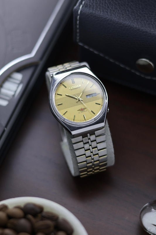 Citizen Eagle 7 Yellow Motif Dial - Automatic Vintage Watch (Pre Owned) - A253