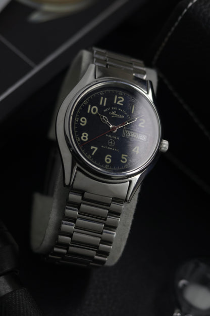 (Super Rare) West End Watch Co. SOWAR Black Dial - Automatic Swiss Vintage Watch (Pre Owned) - SE782