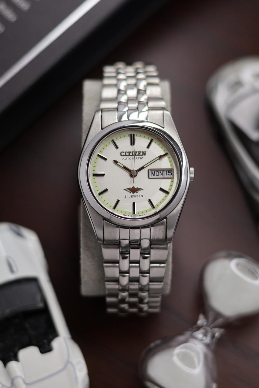 (Super Rare) Citizen Eagle 7 White Dial - Automatic Vintage Watch (Pre Owned) - SE456