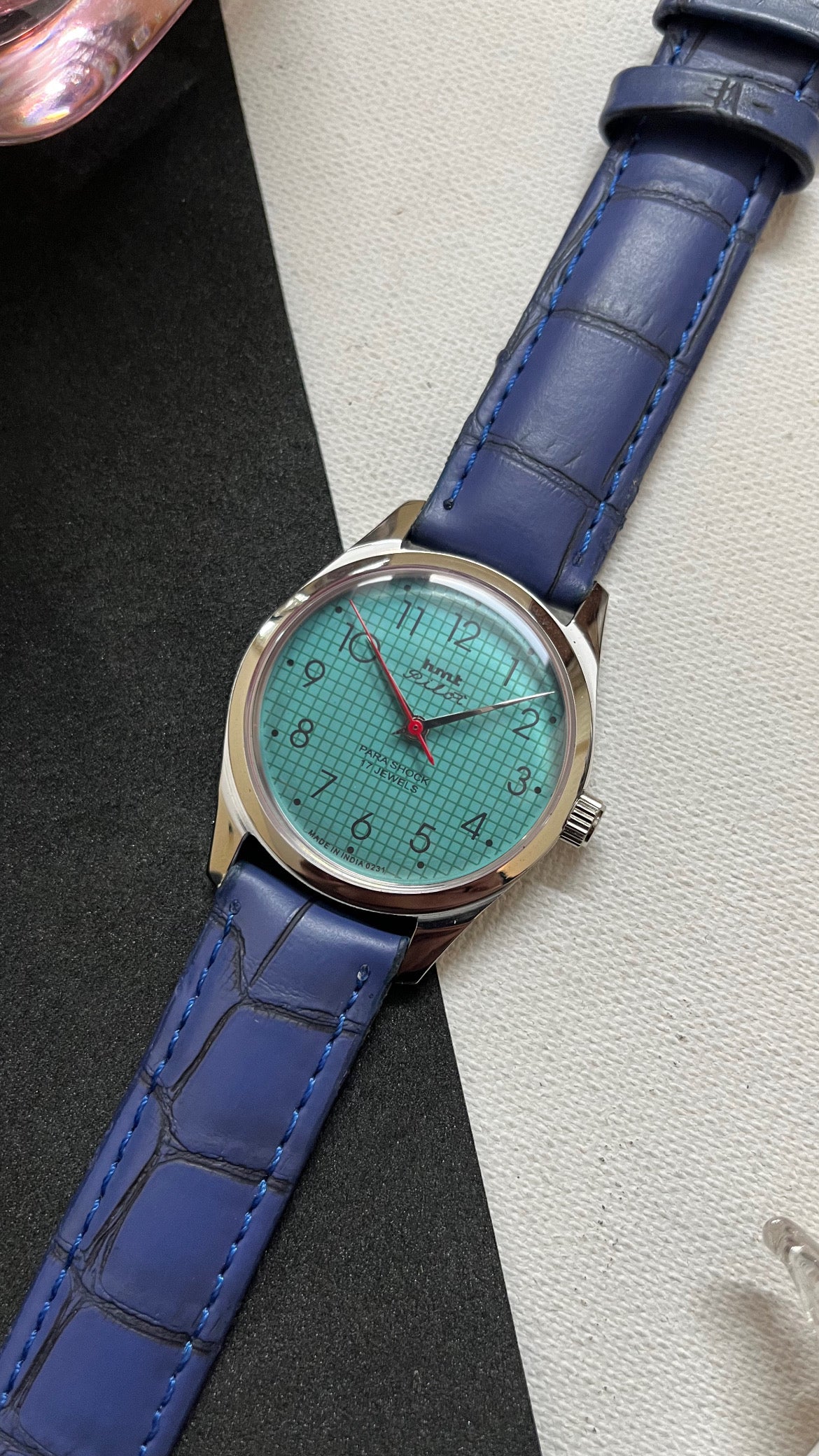 HMT Pilot Graph Dial - TIFFANY BLUE