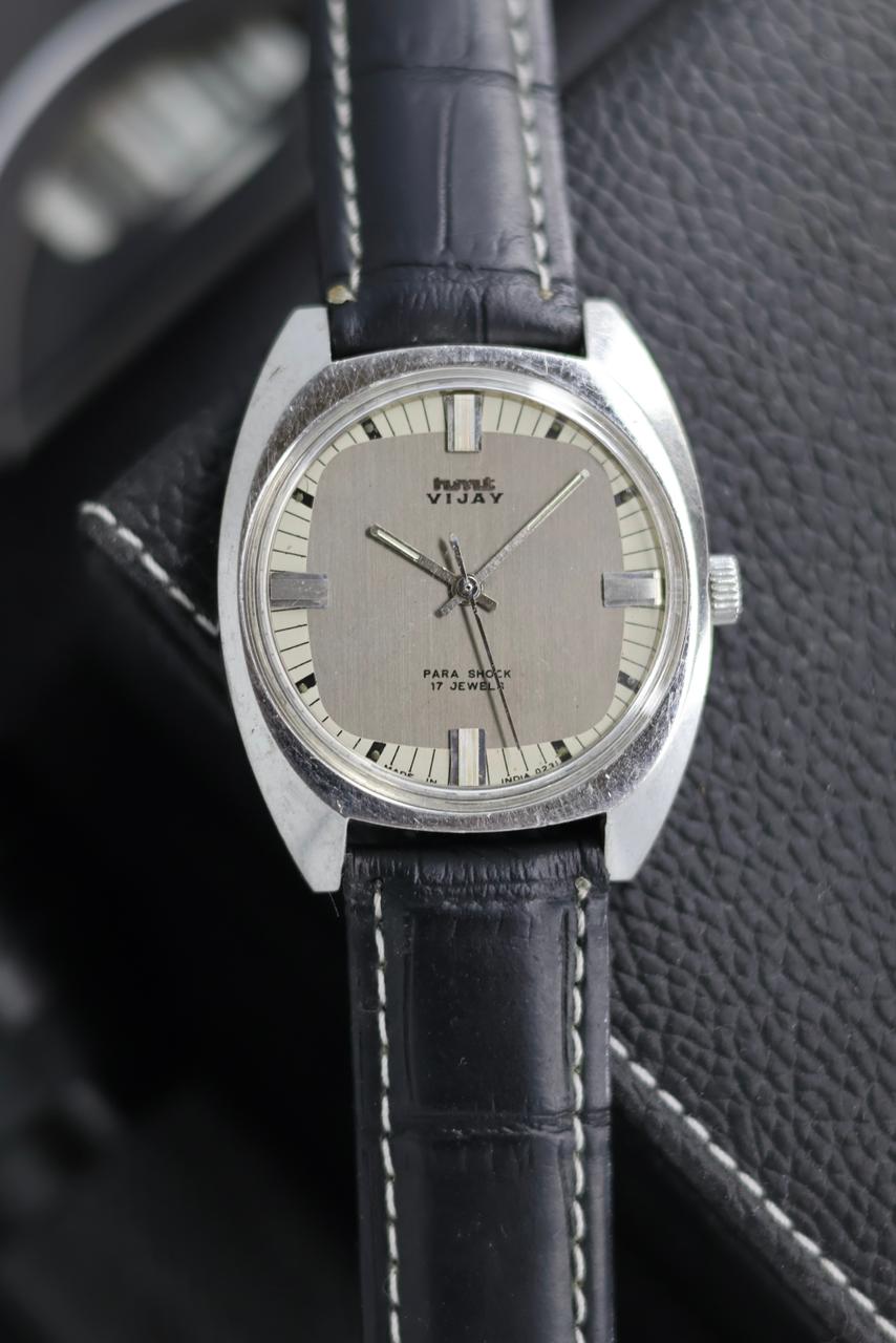 (Super Rare) Vintage HMT Vijay Silver Dial - in Original Condition - Mechanical Hand Winding Watch (Pre Owned) - SE536