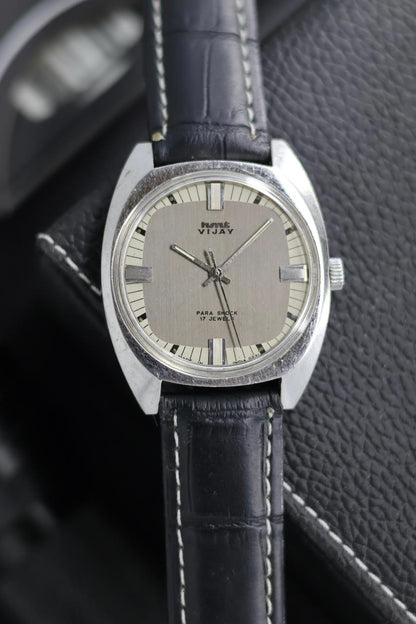 (Super Rare) Vintage HMT Vijay Silver Dial - in Original Condition - Mechanical Hand Winding Watch (Pre Owned) - SE536