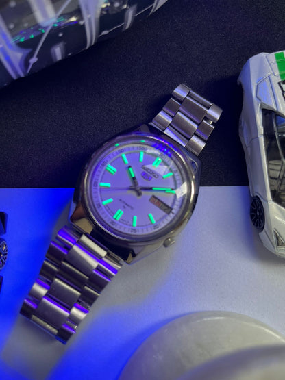 (Super Rare) 1989 JDM Seiko 5 White Dial (Pre-owned)