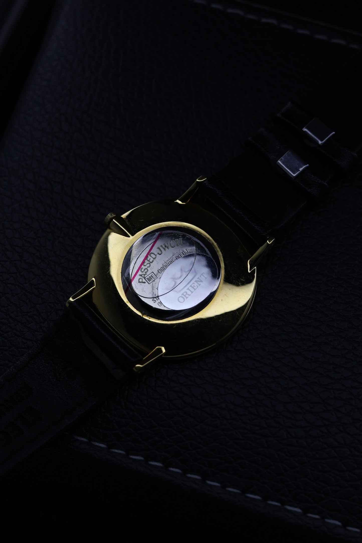 (JDM - Extremely Rare) NOS Orient Quartz Enamel Dial with 22K Gold Plated Case - Vintage Watch (Pre Owned)
