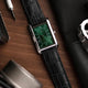 The S23 - GREEN Dial - Slim Tank Style Watch - by Watchtopia