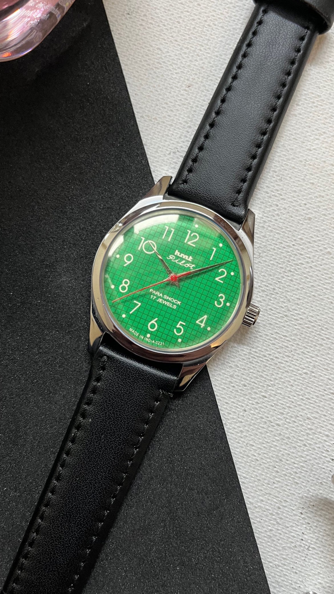 HMT Pilot Graph Dial - GREEN